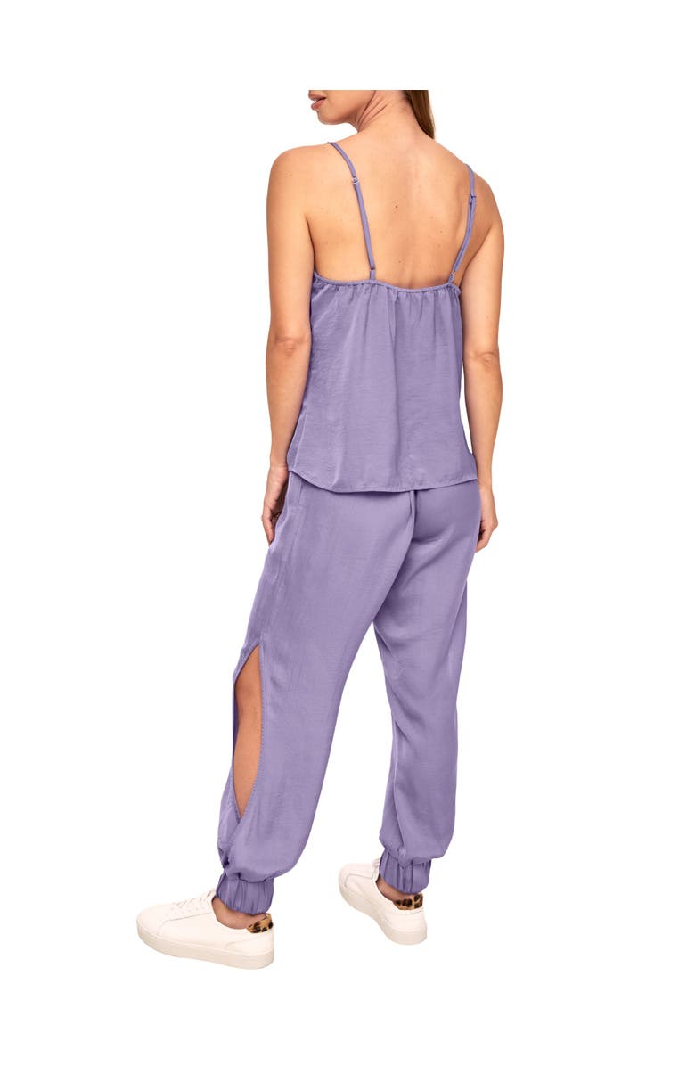 Adore Me Bethany Tank & Jogger Loungewear Set, Alternate, color, Dark Purple