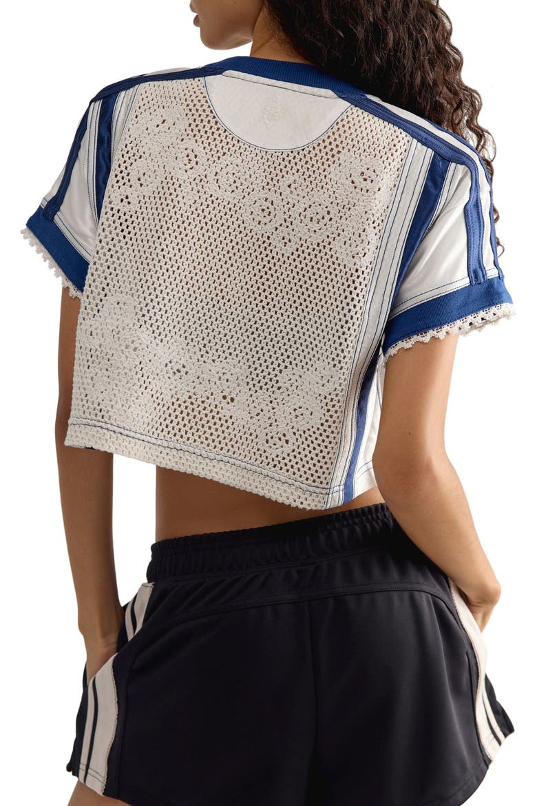 Finesse Crop T-Shirt, Alternate, color, MIDNIGHT NAVY COMBO
