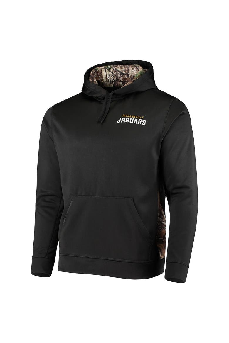Men's Dunbrooke Black/Realtree Camo Jacksonville Jaguars Logo Ranger Pullover Hoodie, Alternate, color, Black