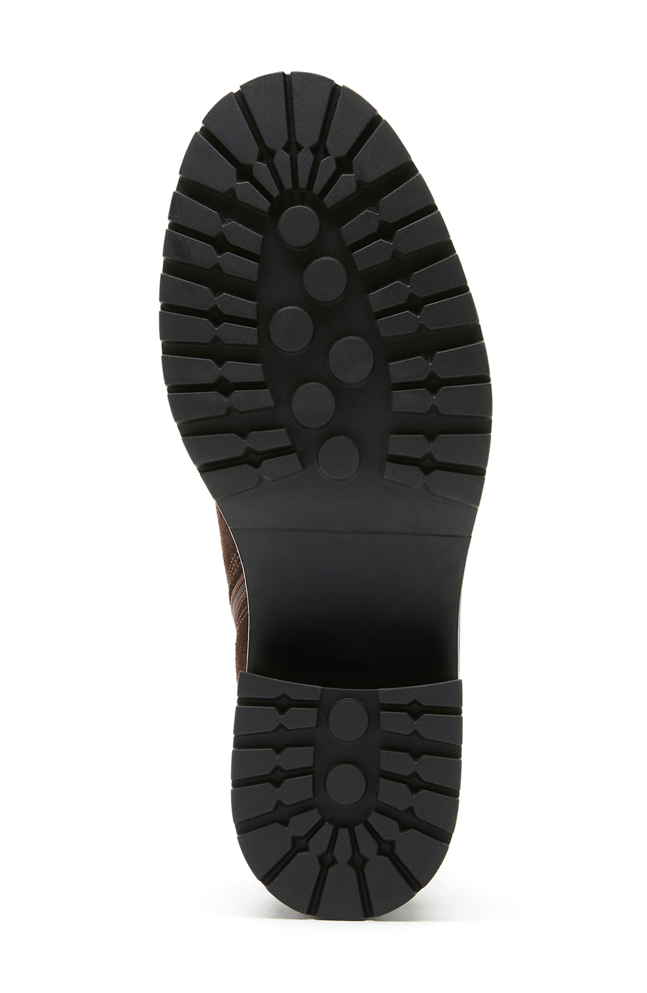 La Canadienne Weave Waterproof Suede Boot, Alternate, color, Brunette