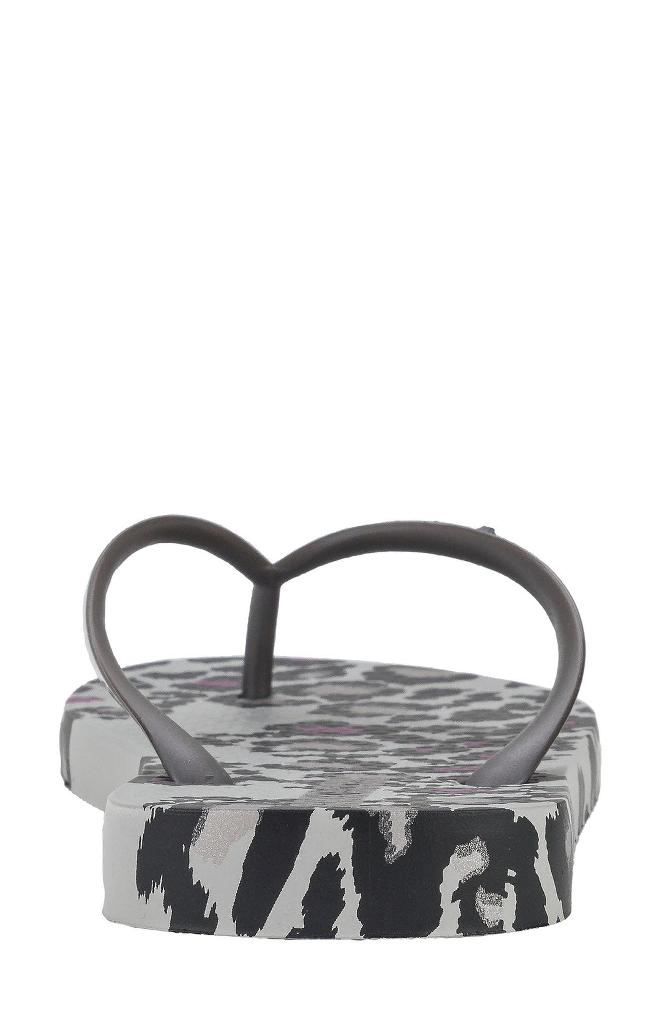 Ipanema Animale Print III Flip Flop, Alternate, color, 