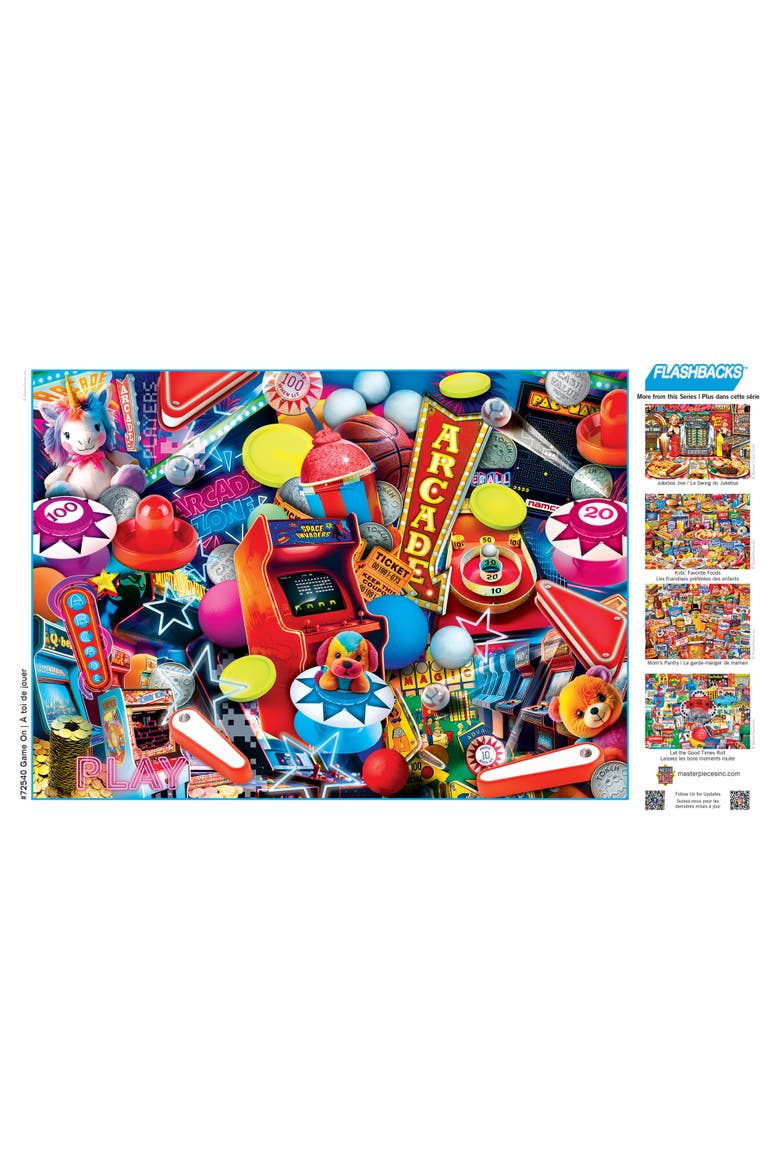 Game On 1000 Piece Jigsaw Puzzle, Alternate, color, Multicolor