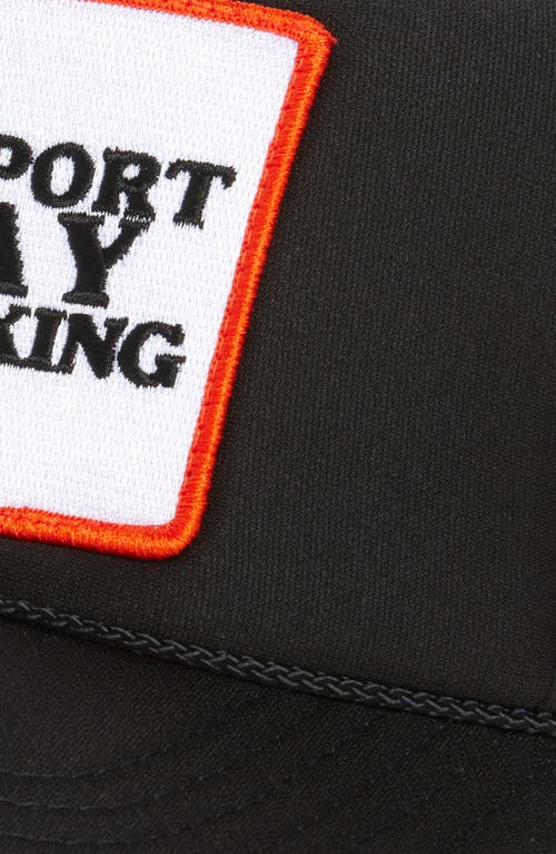 Friday Feelin ' Support Day Drinking Patch Trucker Hat
