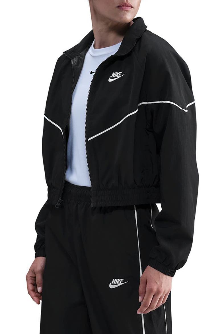 Sportswear Windrunner Water Repellent Jacket, Main, color, BLACK/ SAIL