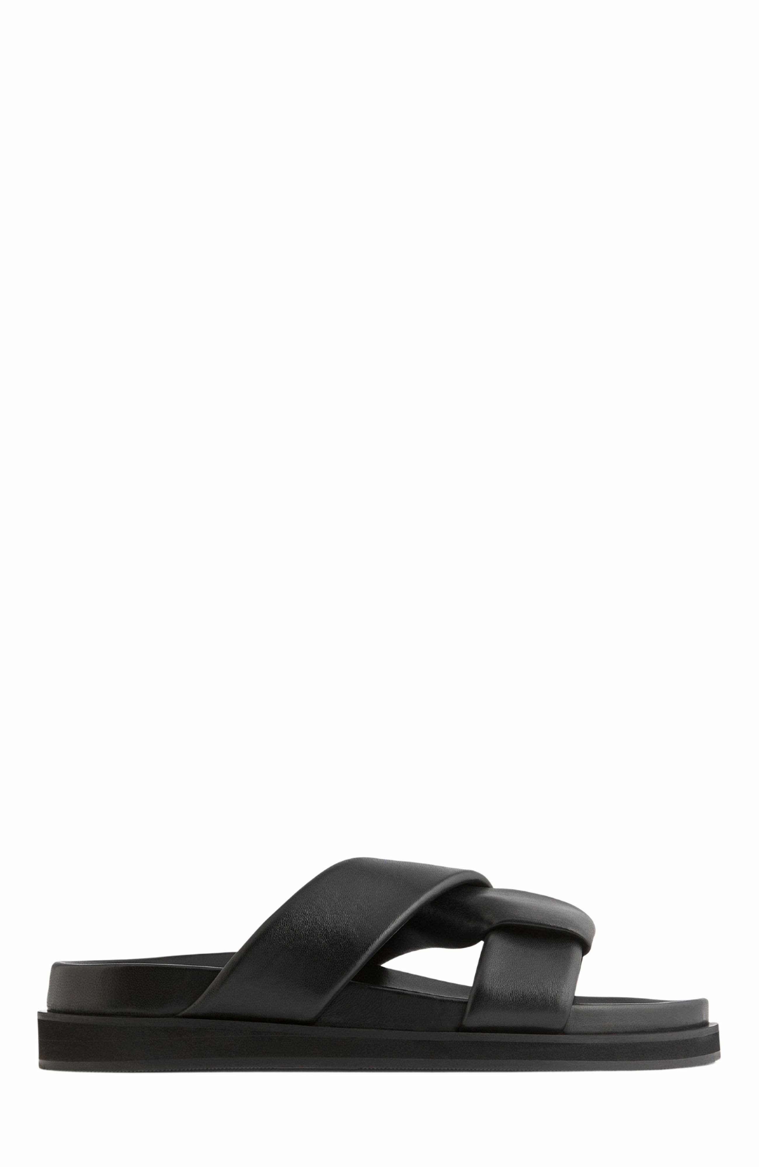 Neil J. Rodgers Obi Sandal in Black Nappa 