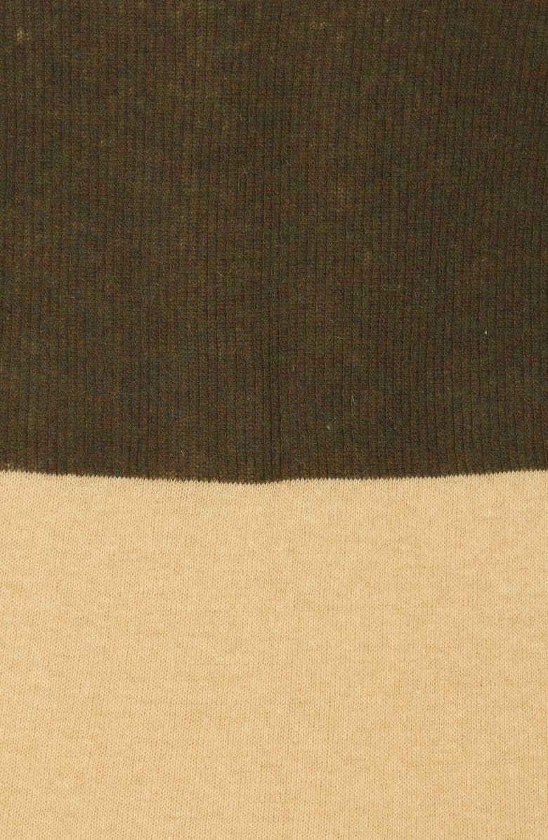 Portolano Cowl Neck Wool Blend Scarf, Alternate, color, Light Camel/ Multi Brown