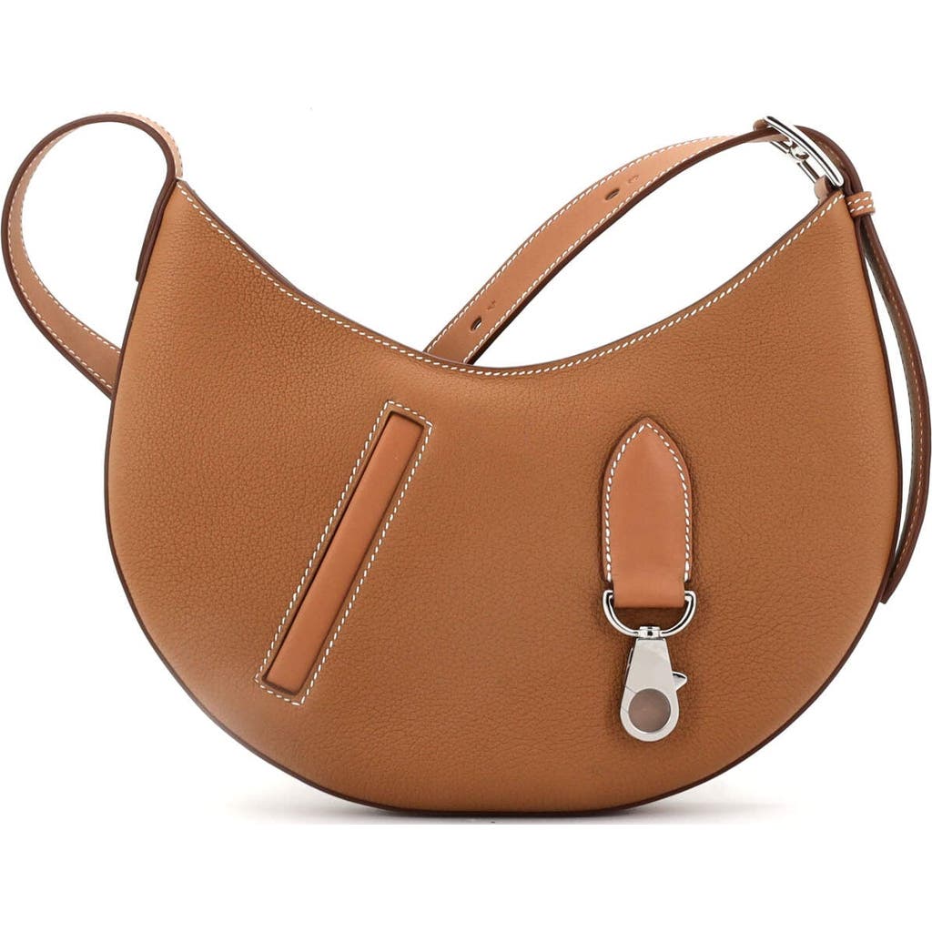 Pre-owned Hermes Hermes Arcon Bag Togo And Swift Petite In Gold