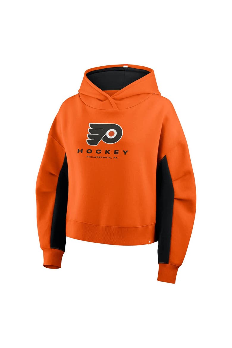Women's Fanatics Orange Philadelphia Flyers Back Check Boxy Hoodie, Alternate, color, Orange