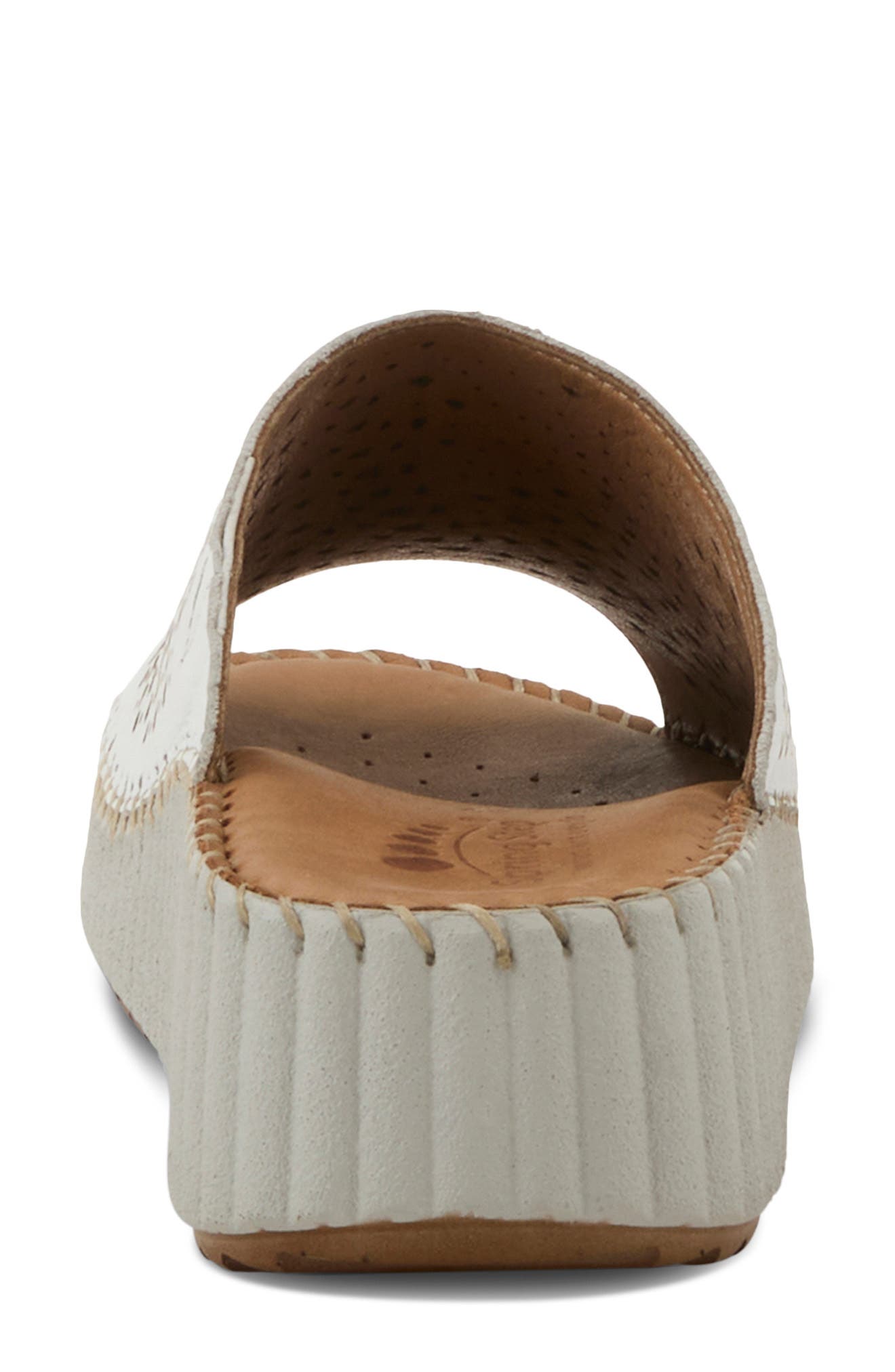 Spring Step Rhydian Wedge Sandal, Alternate, color, White