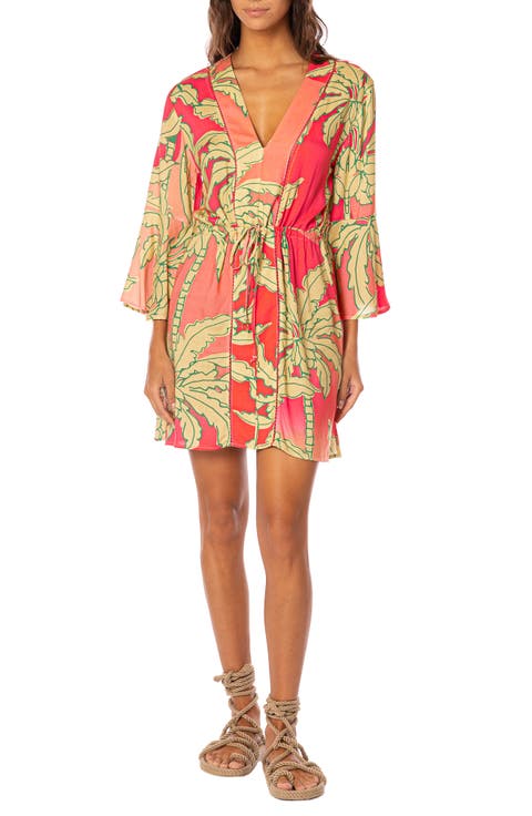 Palm Garden Joy Cover-Up Dress