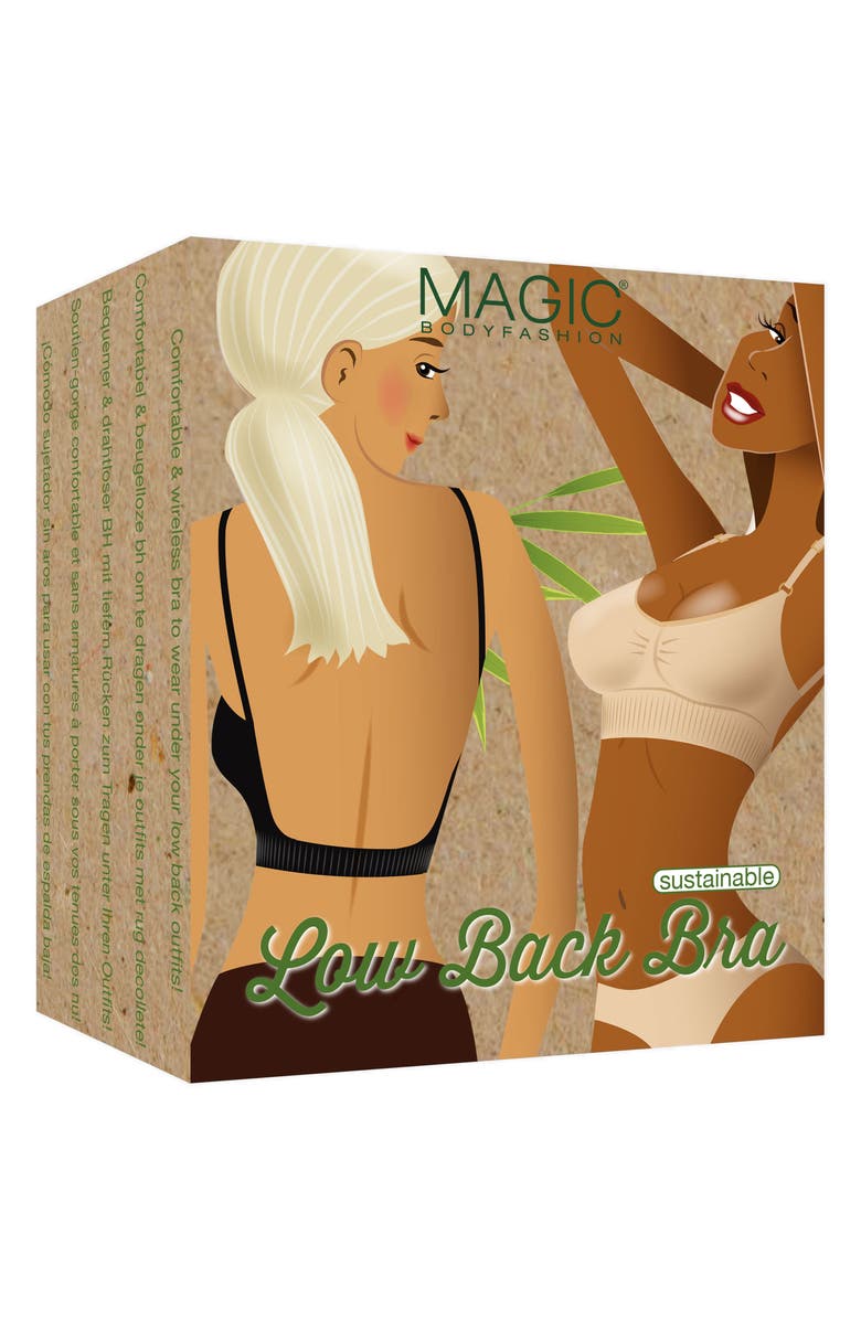 MAGIC Bodyfashion Low Back Bra, Alternate, color, Latte