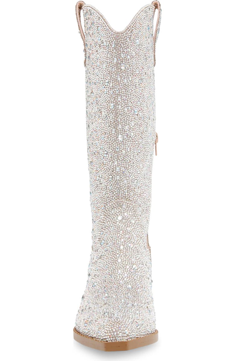 Betsey Johnson Dalas Embellished Western Boot, Alternate, color,