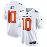 Nike Men's Nike Bo Nix White Denver Broncos Tundra Fashion Game Jersey