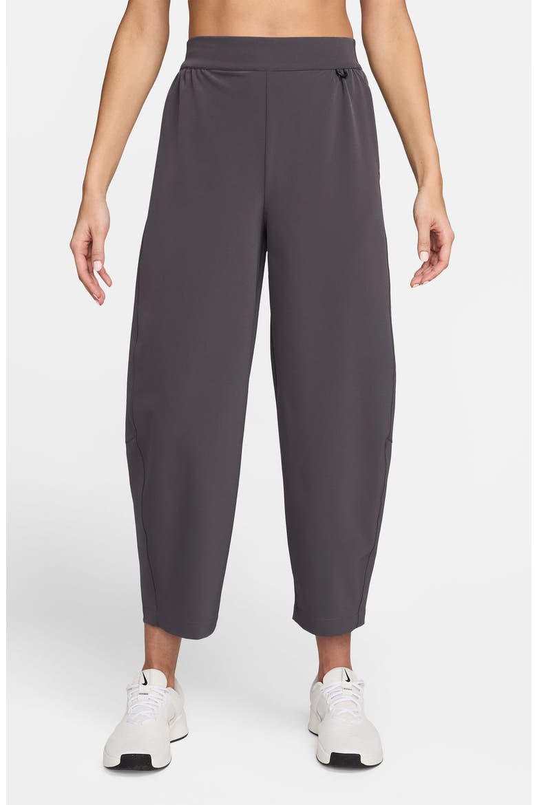 24.7 PerfectStretch Dri-FIT High Waist Loose Barrel-Leg Pants, Main, color, THUNDER GREY/ DARK SHADOW