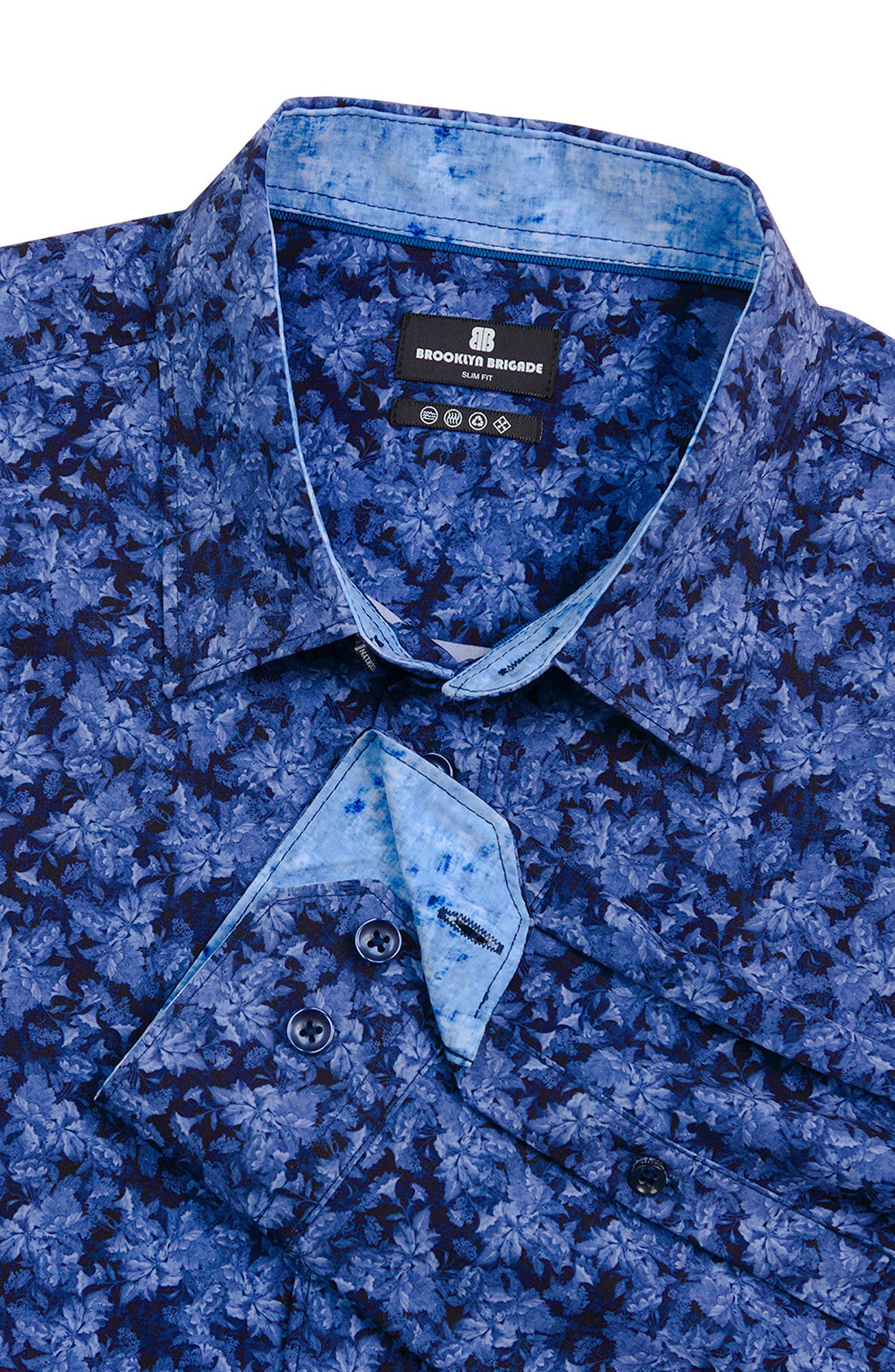 Brooklyn Brigade Abstract Floral Performance Shirt (Men) | Nordstromrack