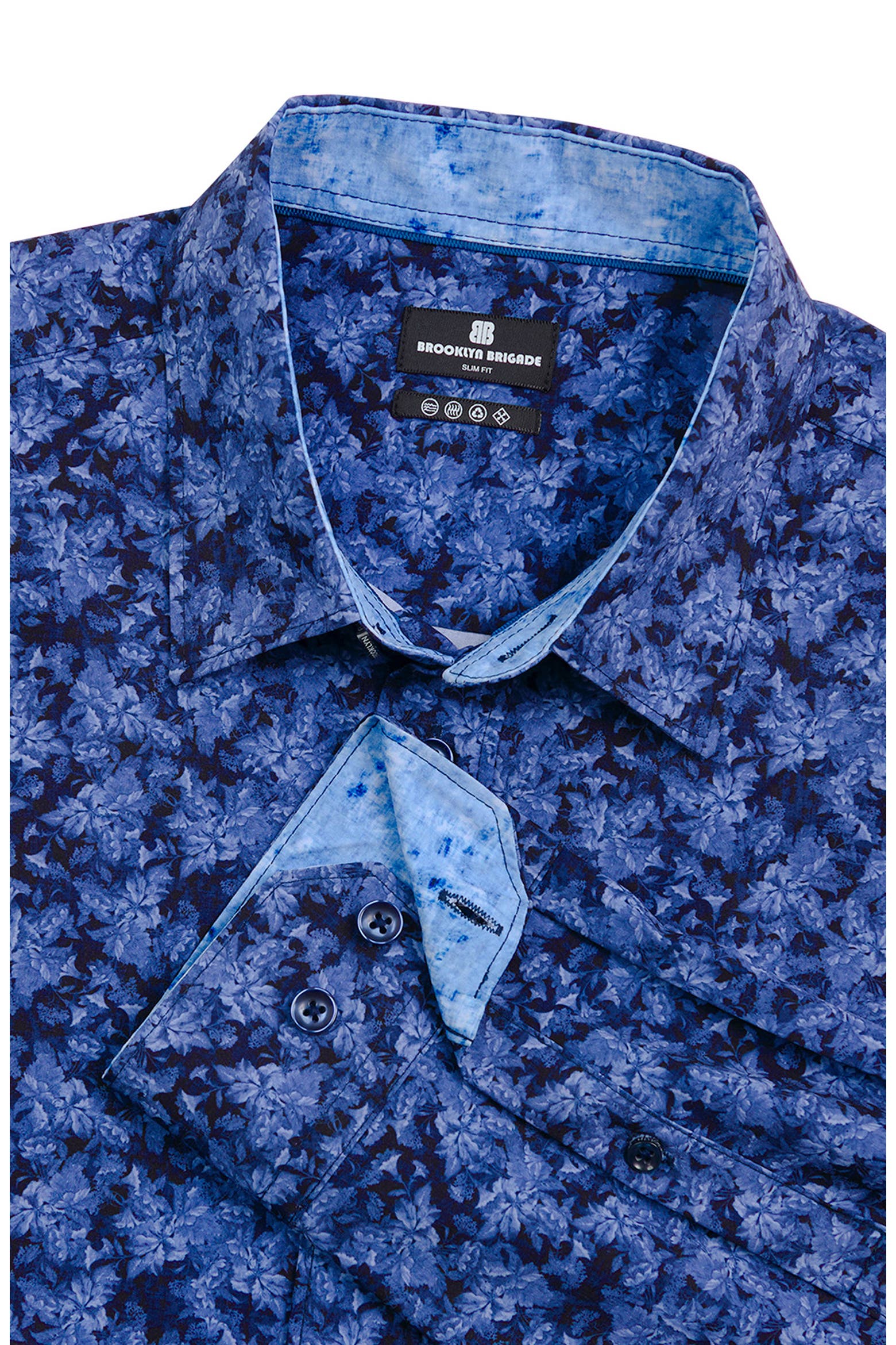 Abstract Calculation Brooklyn Brigade Abstract Floral Performance Shirt (Men) | Nordstromrack