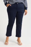 Wit & Wisdom Skyrise Ankle Slim Straight Leg Twill Pants