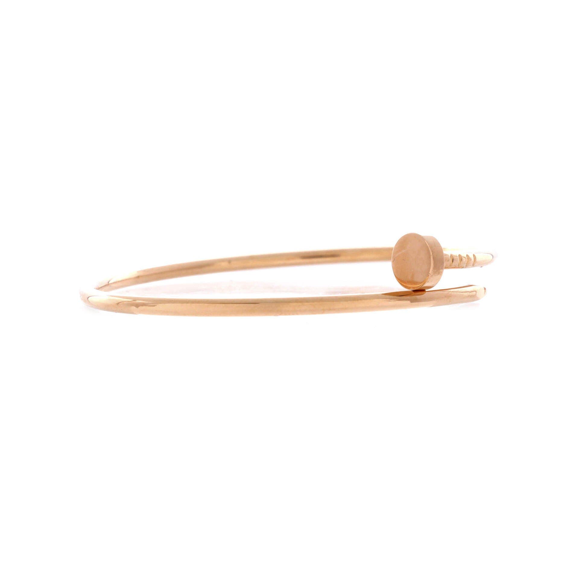 Juste un Clou Bracelet 18K Rose Gold Small, Alternate, color, Metallic Gold
