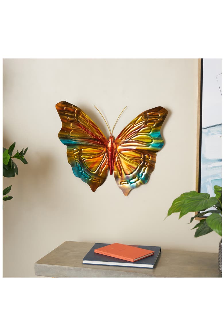 Butterfly Wall Decor, Alternate, color, MULTI COLORED