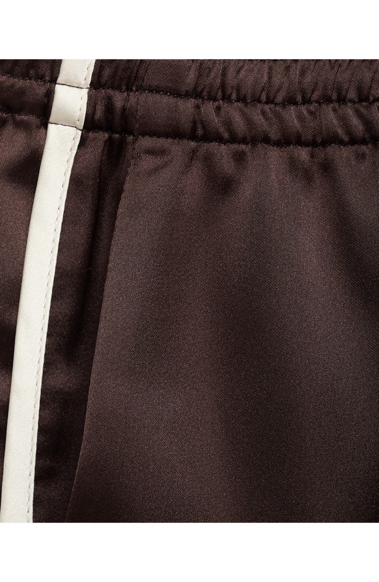 MANGO Stripe Shorts, Alternate, color, Plum