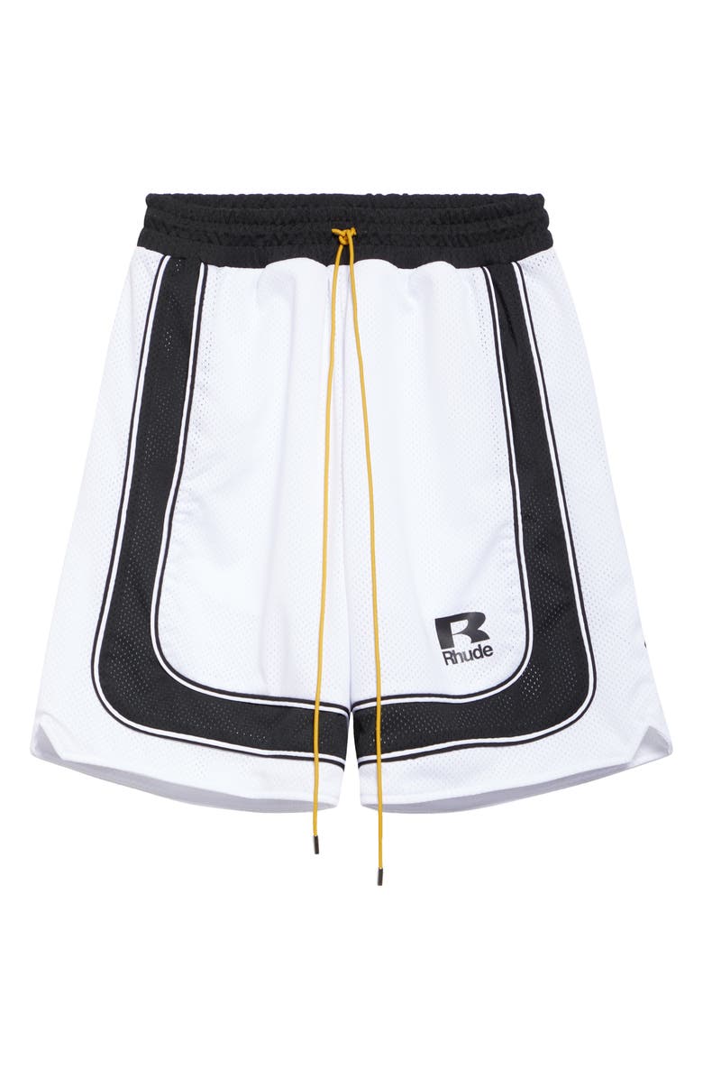 Rhude Court Baggy Mesh Basketball Shorts, Alternate, color, 