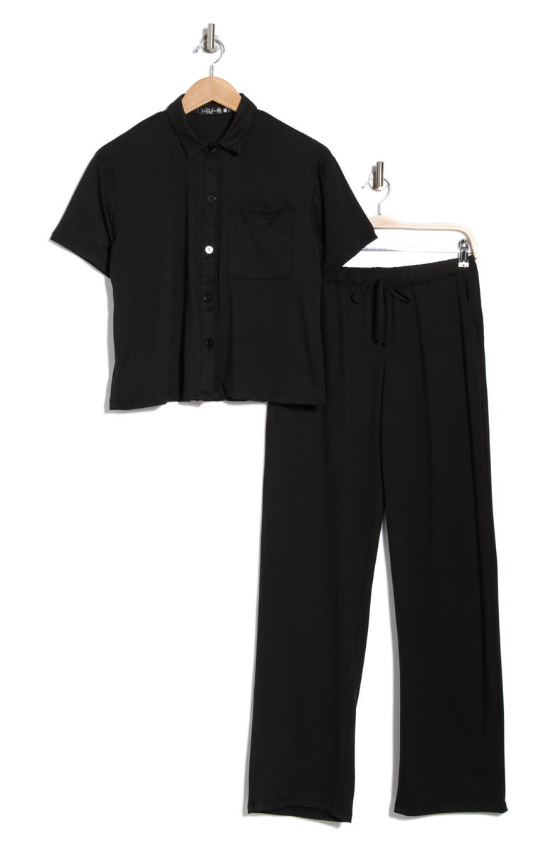 Tart Brushed Cosetto Long Pajamas, Alternate, color, 