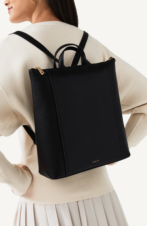 Radley Regents Row Medium Leather Backpack In Black