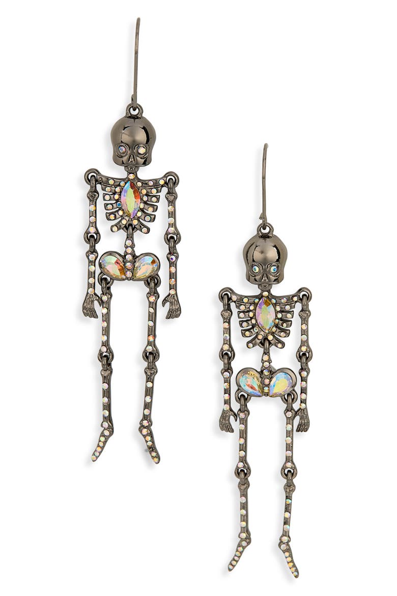 Sceleton Home Leith Crystal Skeleton Drop Earrings (Women) | Nordstromrack