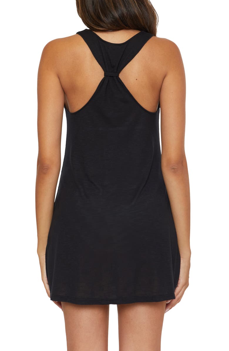 Becca Breezy O-Ring Cover-Up Minidress, Alternate, color, 