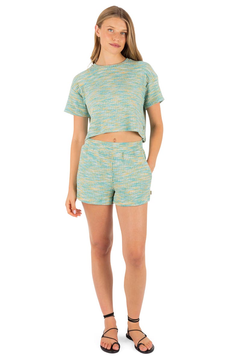 Hurley Rib Shorts, Alternate, color, Iceland