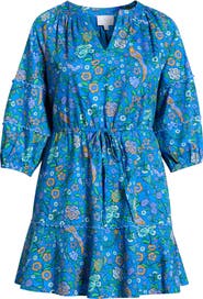 SUGARLIPS Floral Dabria Cotton Dress