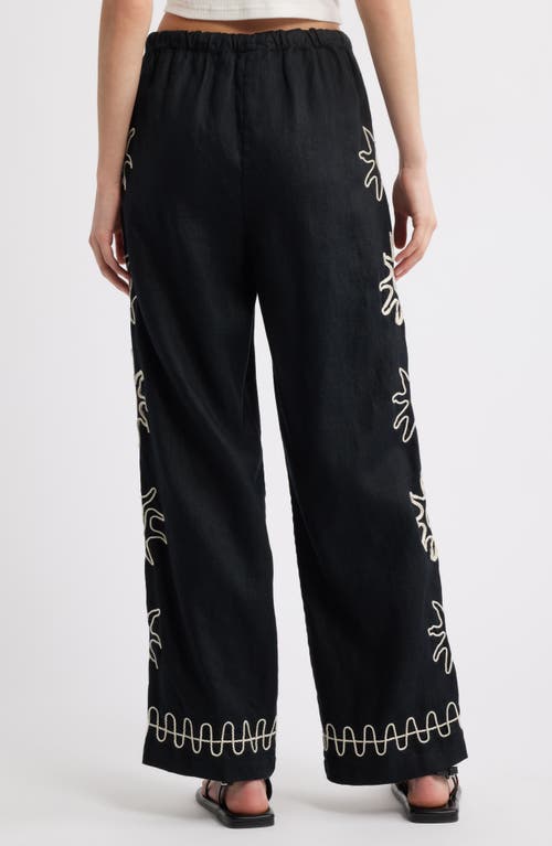Rails Emmie Drawstring Wide Leg Linen Pants
