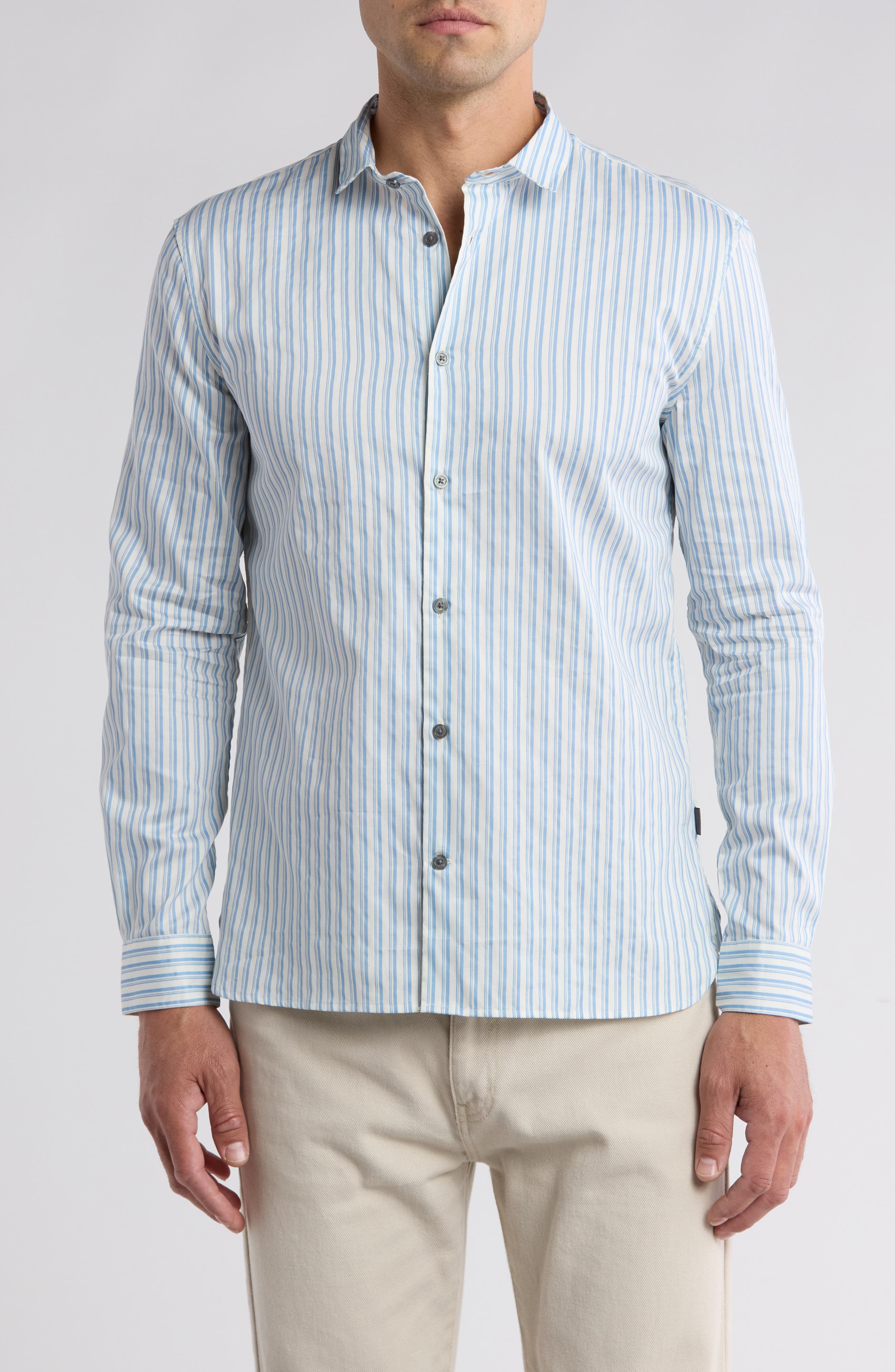 John Varvatos Ross Cotton Button-Up Shirt