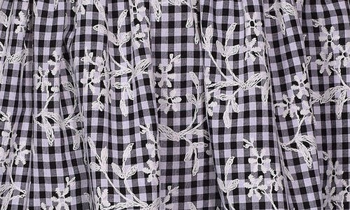 Shop Iris & Ivy Kids' Floral Embroidered Gingham Tiered Sundress