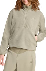 adidas Climawarm High Pile Fleece Half Zip Pullover
