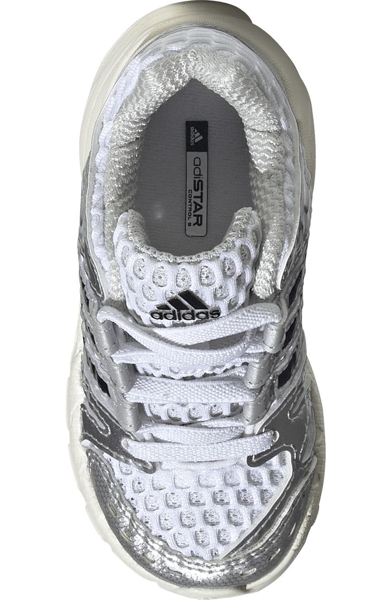 adidas Kids' Adistar Control 5 Sneaker, Alternate, color, White/ Silver/ Grey One
