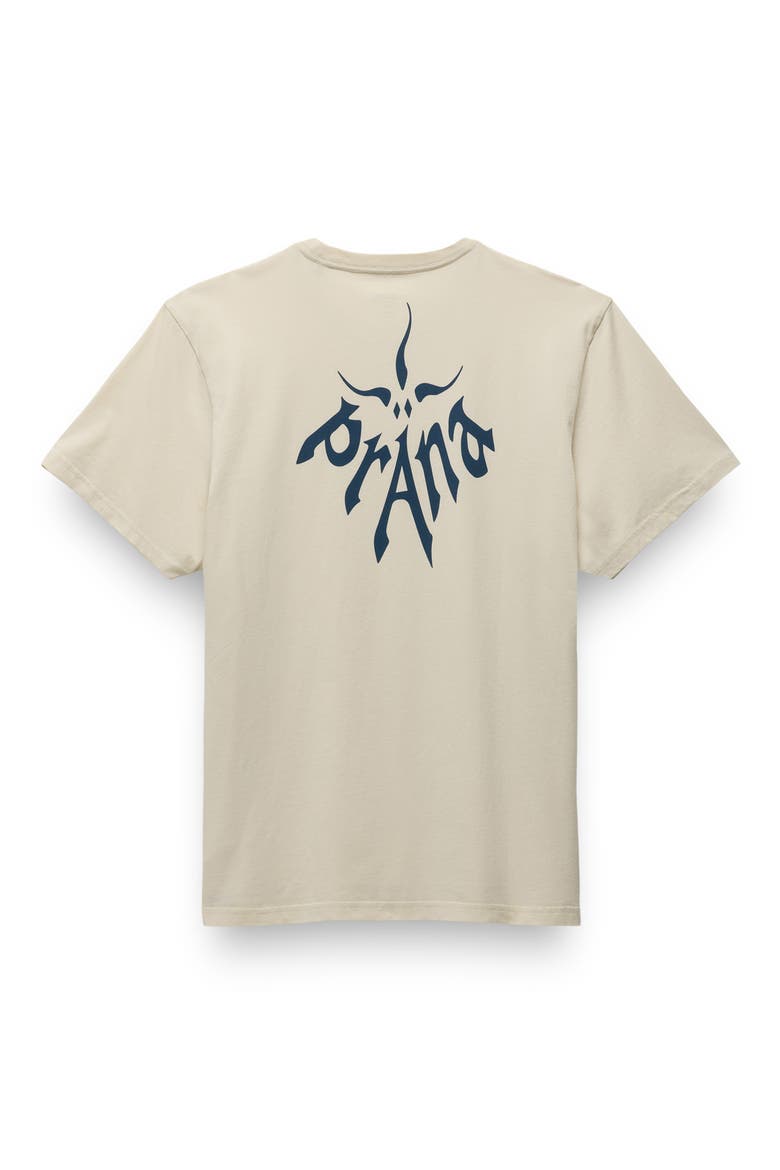 Heritage Logo Organic Cotton Graphic T-Shirt, Alternate, color, BEACH PEBBLE