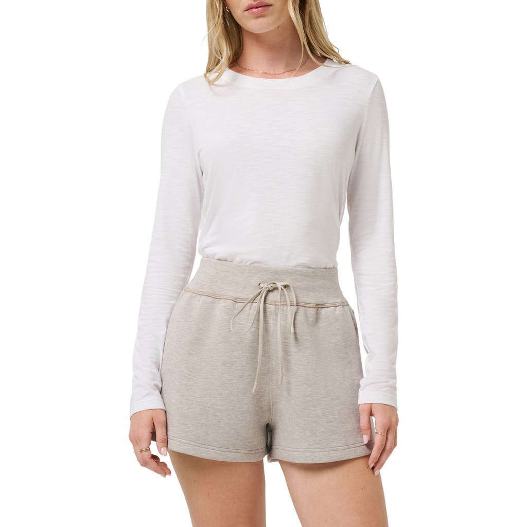 Travismathew Womens Cloud Ls Tee In Gray