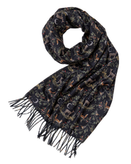 Fable England A Night's Tale Woodland Midnight Heavy Weight Scarf
