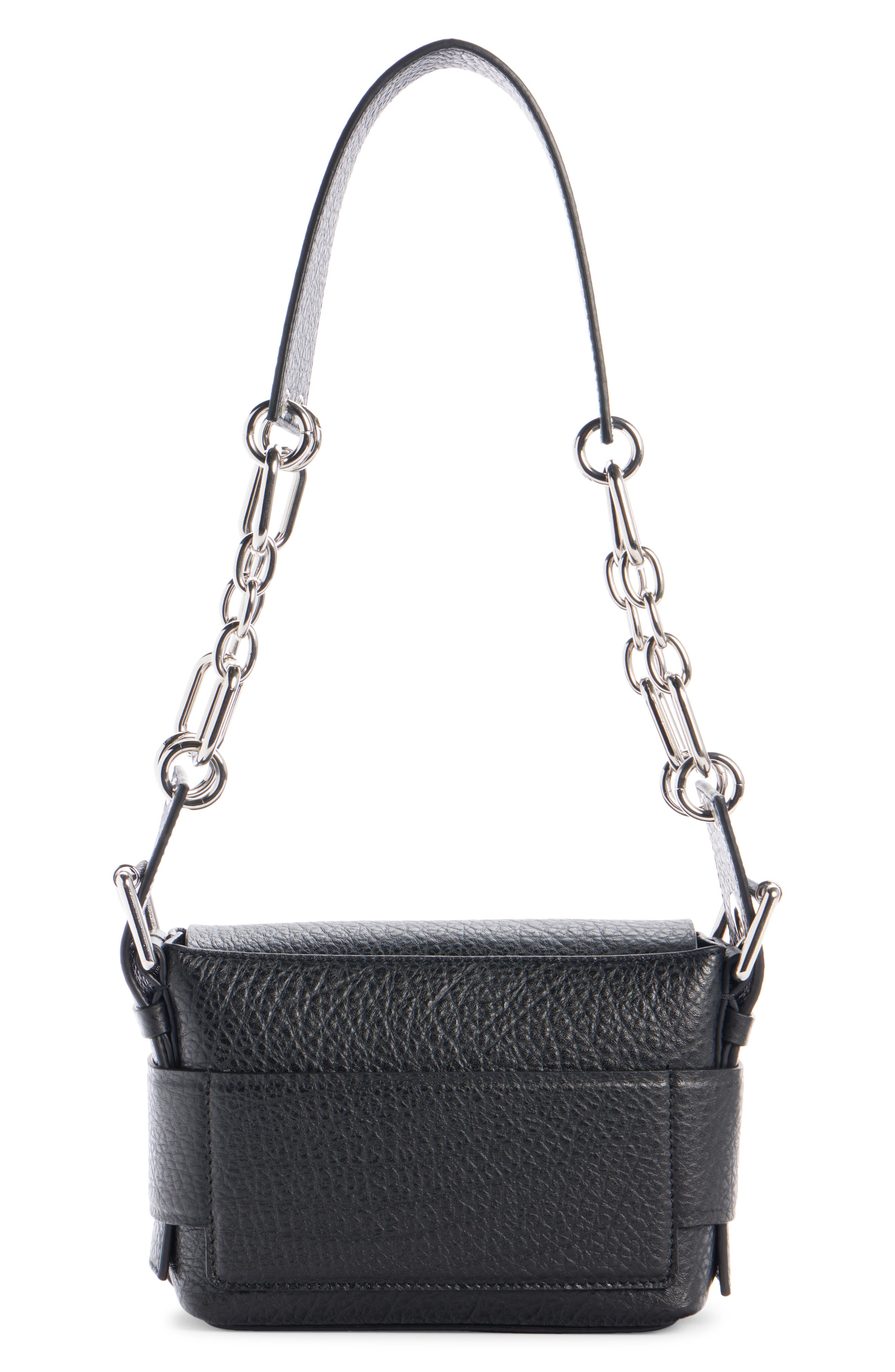 Acne Studios Small Musubi Chain Strap Shoulder Bag, Alternate, color, 