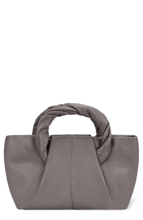 Cozy Small Leather Tote Bag