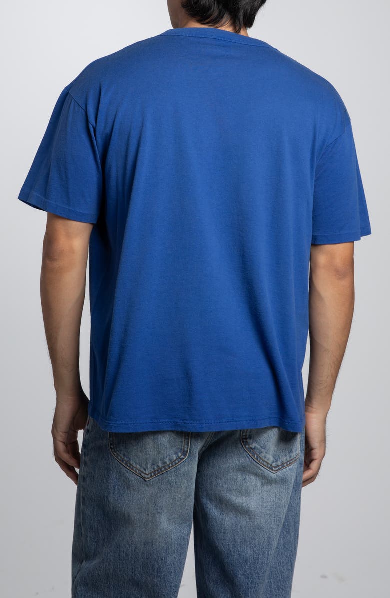 Elwood Vintage Lightning Soccer Tee, Alternate, color, Blue