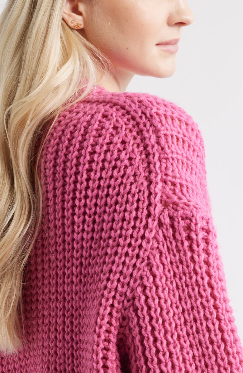 BP. Oversize Cardigan, Alternate, color, Pink Fizz
