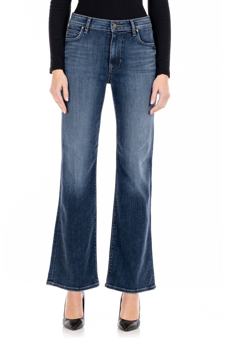 Katie High Rise Classic Flare Jeans, Main, color, ST. TROPEZ