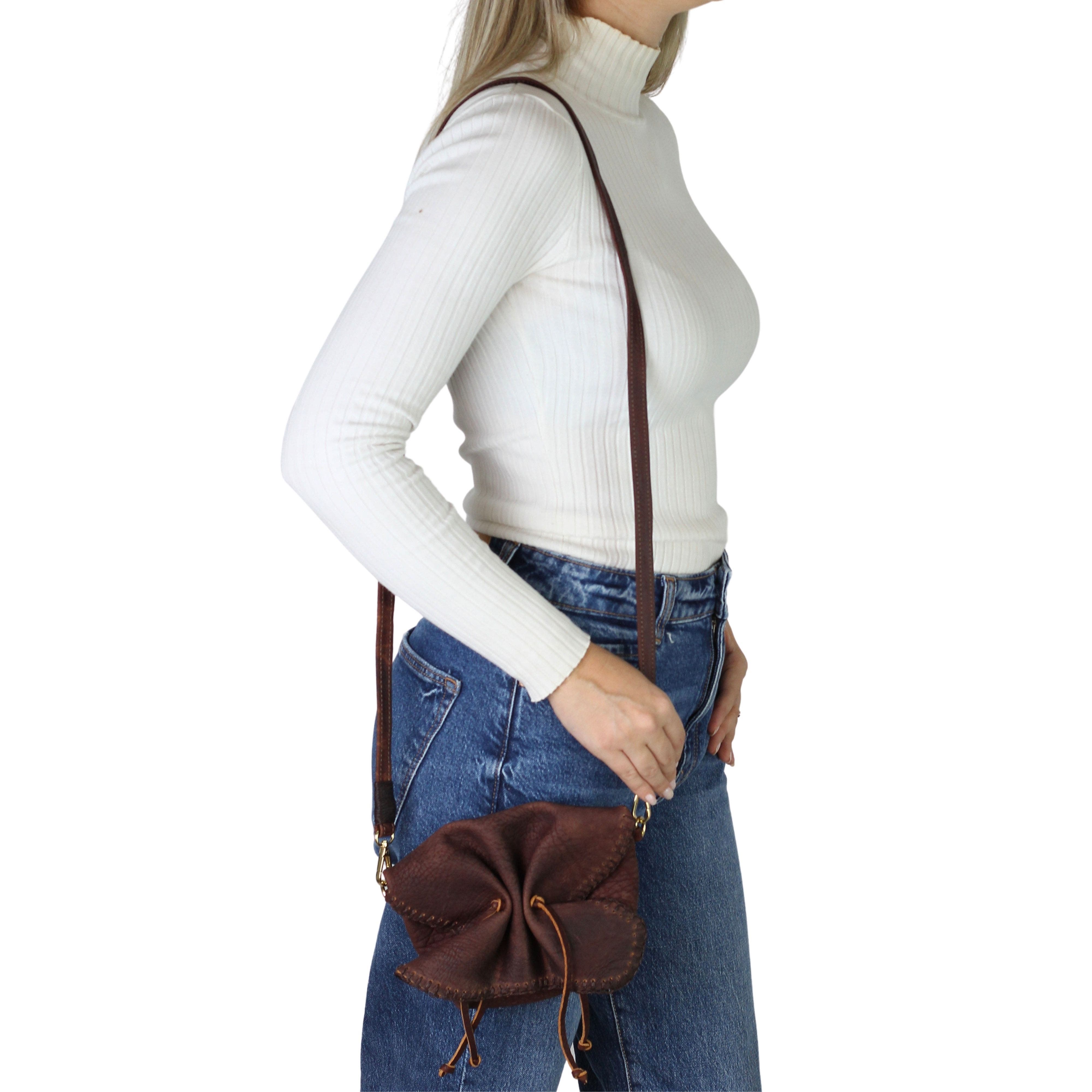 Mini Butterfly Lambskin Bag, Alternate, color, Wax Brown