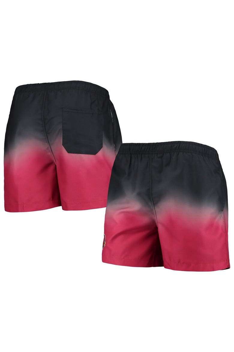 Men's FOCO Cardinal/ Arizona Cardinals Dip-Dye Swim Shorts, Main, color, Cardinal