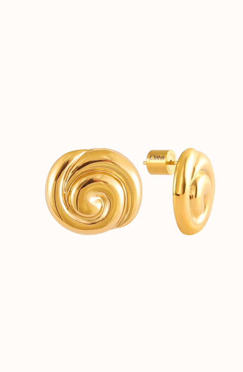 Joiana Jewelry Mini Billow Earrings, Main, color, Gold