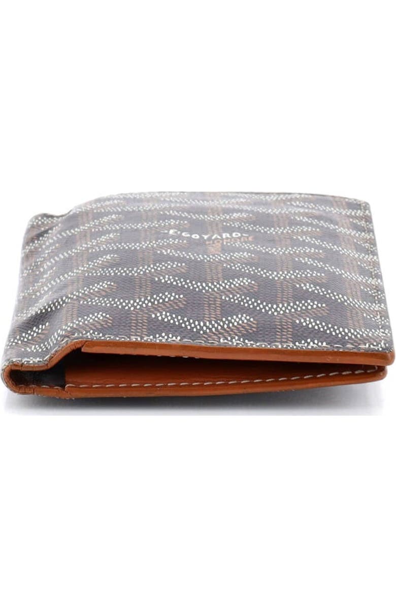 Pre-Owned Goyard Saint Marc Card Case Coated Canvas, Alternate, color, Black