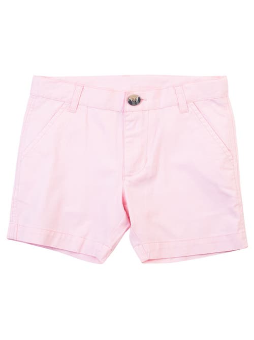 Ruggedbutts Boys Stretch Chino Shorts In Pink