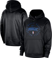 Nike Men's Nike Black Orlando Magic 2024/25 Spotlight On-Court Practice Performance Pullover Hoodie